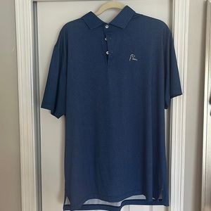 Rho Back Navy Blue Pattern